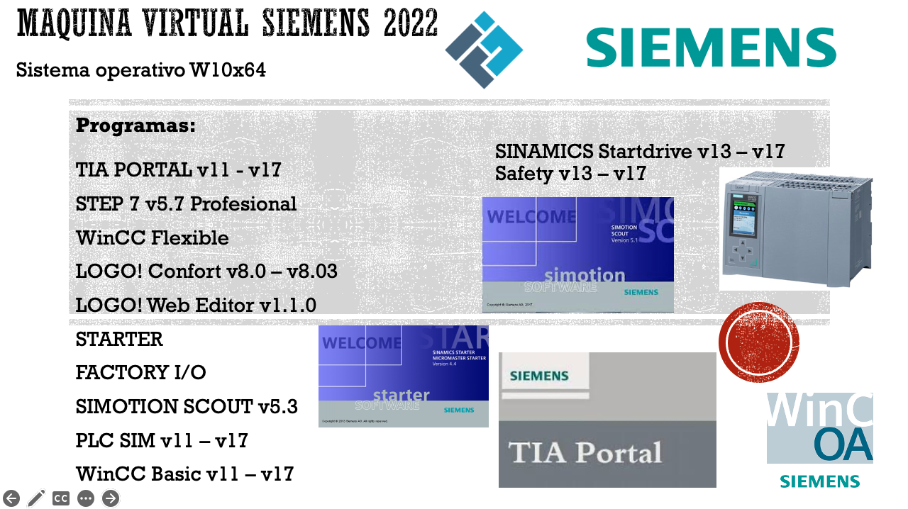 Maquina virtual Siemens Full W10x64 2022